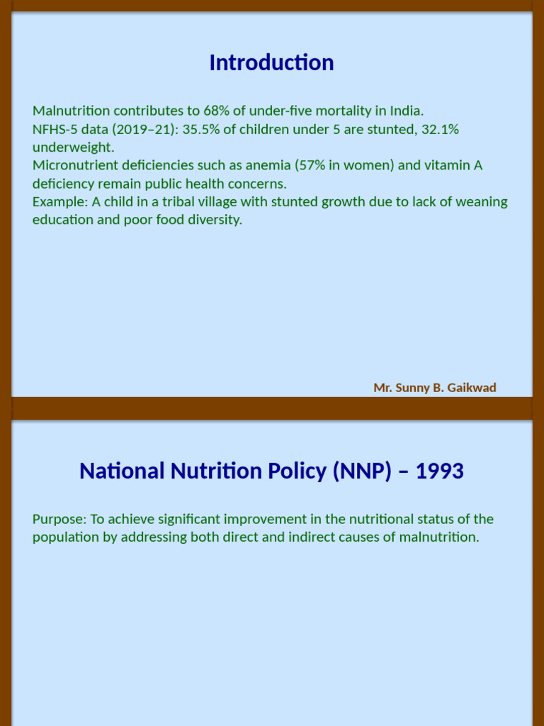 Combating Malnutrition in India: Strategies | PDF | Human Nutrition ...