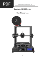 Geeetech A20M 3D Printer User Manual: Shenzhen Getech Technology Co ...