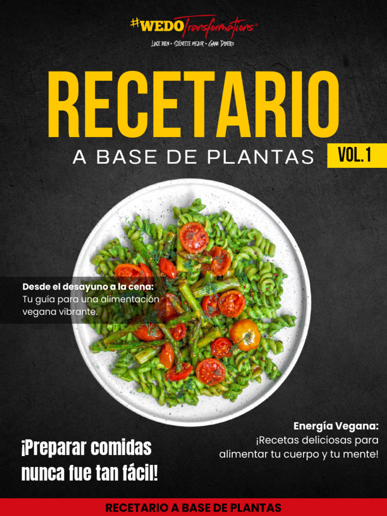 Recetas Veganas Fáciles y Saludables | PDF | ensalada | Cocina occidental