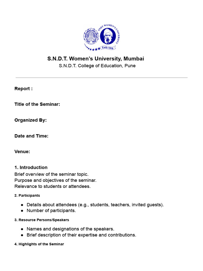Report - Format | PDF