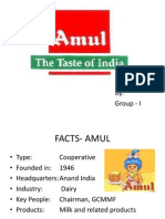 Amul Cooperative - SWOT and Strategies