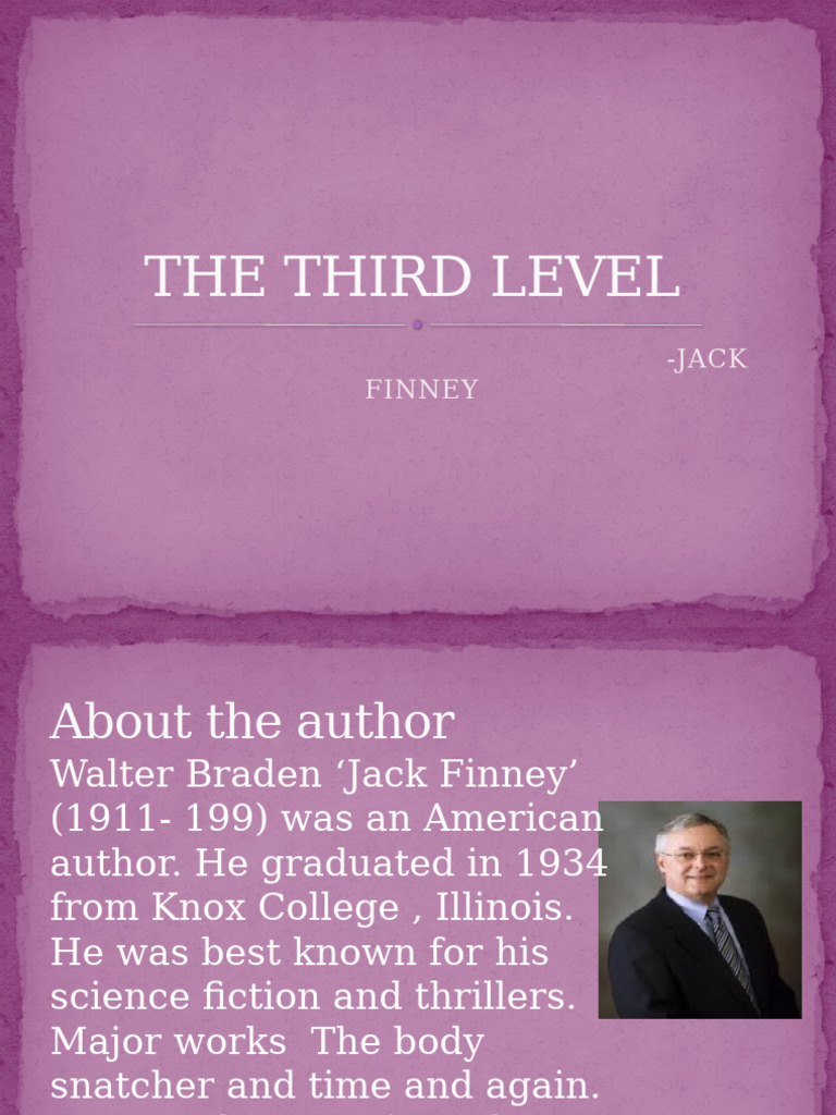 The Third Level | PDF