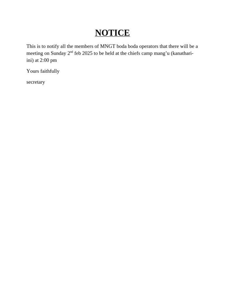 Notice | PDF