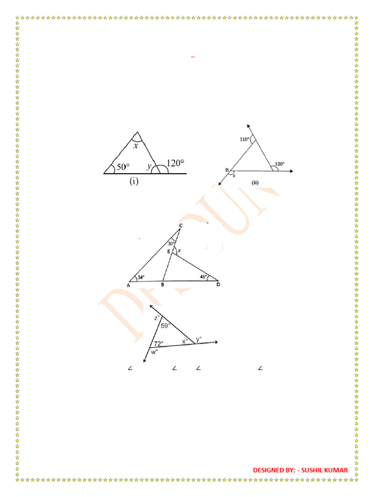 Class7th Triangles and Its Properties DPS New | PDF