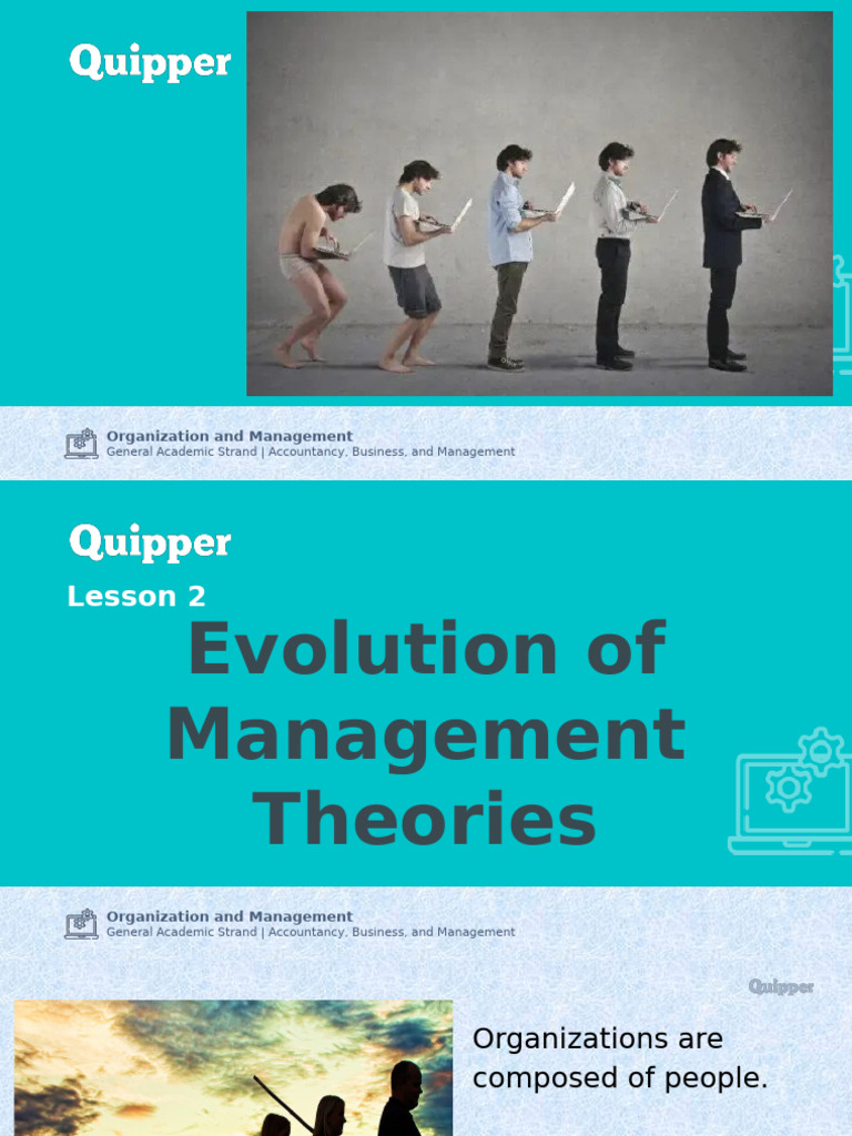 DAY2 Evolution of Management Theories | PDF | Theory | System