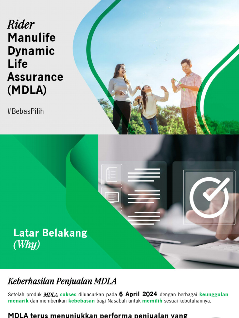 Keunggulan Manulife MDLA dan Rider | PDF