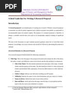 Research Proposal Writing Guide | PDF | Methodology | Cognition