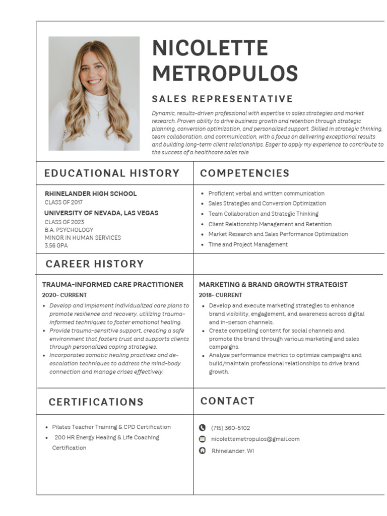 Sales and Marketing Expert Profile | PDF | Brand | Behavioural Sciences