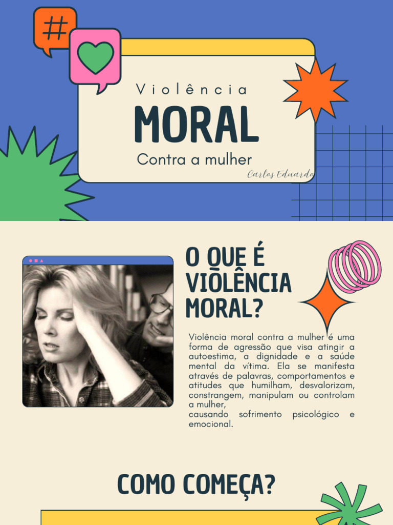 Entenda a Violência Moral Contra a Mulher | PDF