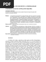 A CONSCIÊNCIA, O INCONSCIENTE E A TEMPORALIDADE PSÍQUICA