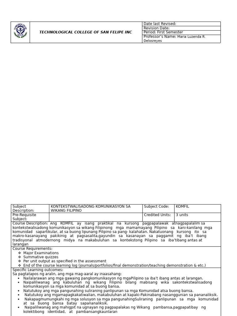 KOMFIL-MWF | PDF