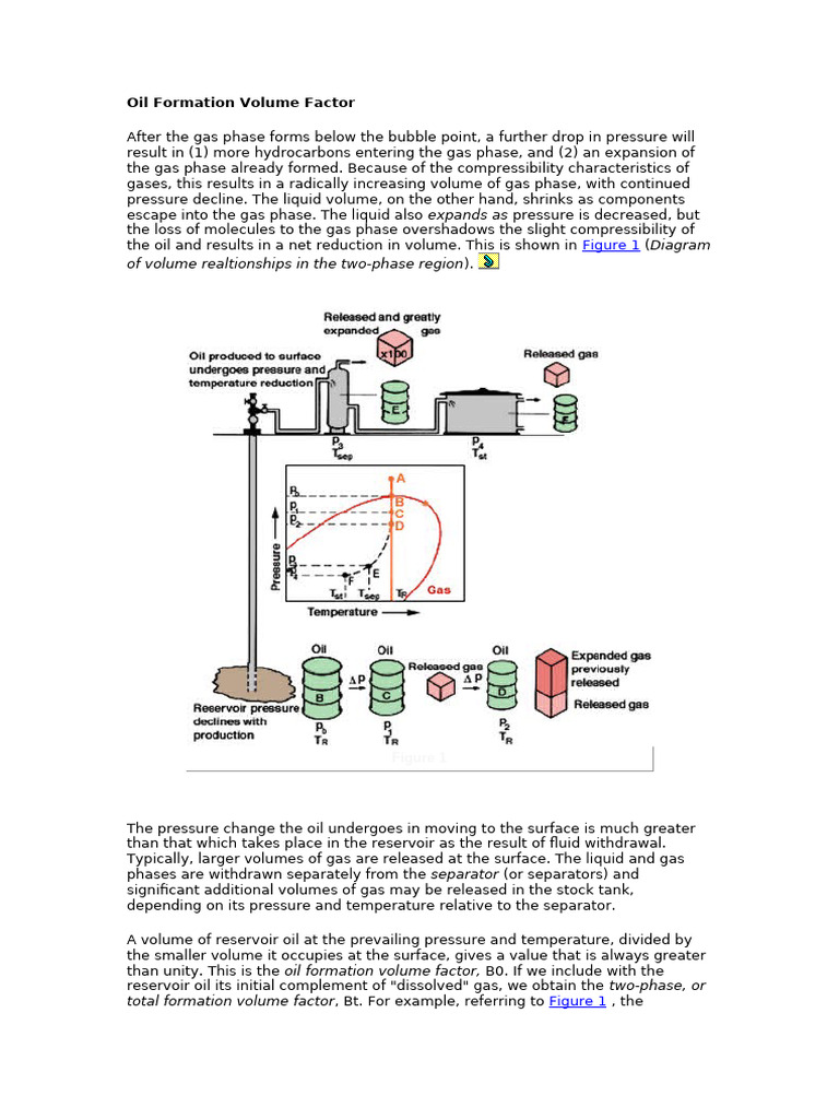 Understanding Oil Formation Volume Factor | PDF | Gases | Phase (Matter)