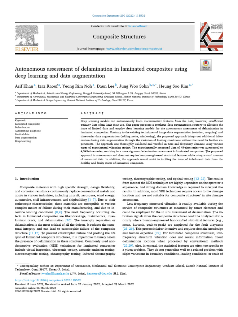 Deep Learning for Delamination Assessment | PDF | Deep Learning ...