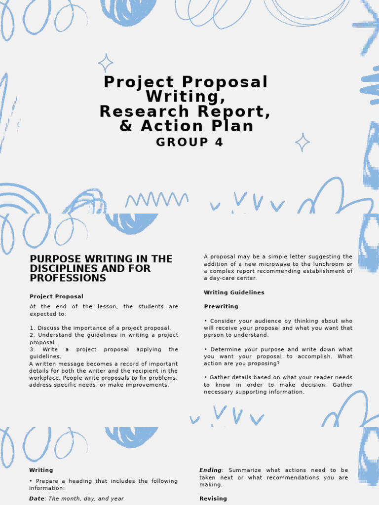 Project Proposal, Research Report, and Action Plan | PDF | Bibliography ...