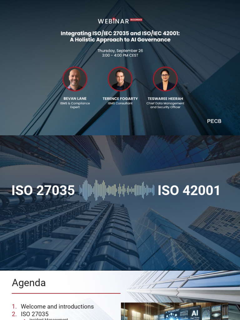Integrating ISO 27035 and ISO 42001 | PDF | Artificial Intelligence ...