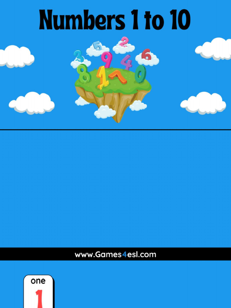 Numbers Powerpoint 1 To 10 Pdf