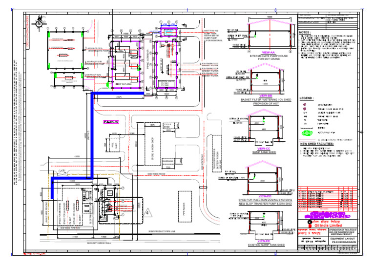 B436-400-83-41-10001 Rev 4 Eqiment Layout | PDF