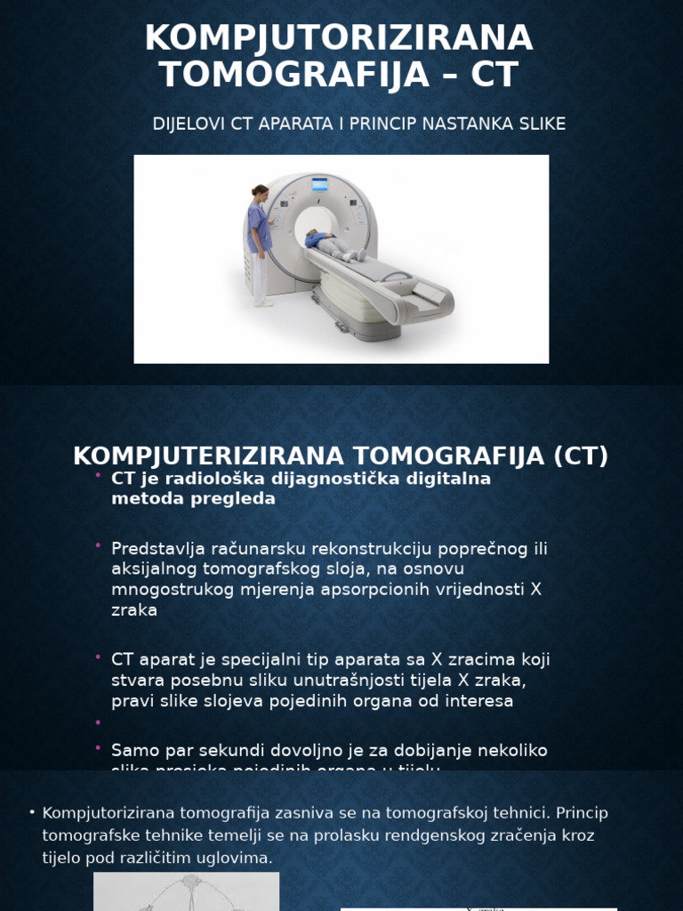 Kompjutorizirana Tomografija - CT | PDF