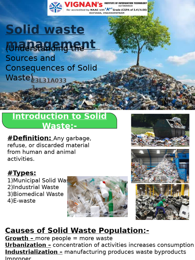 SOLID WASTE MANAGEMENT | PDF