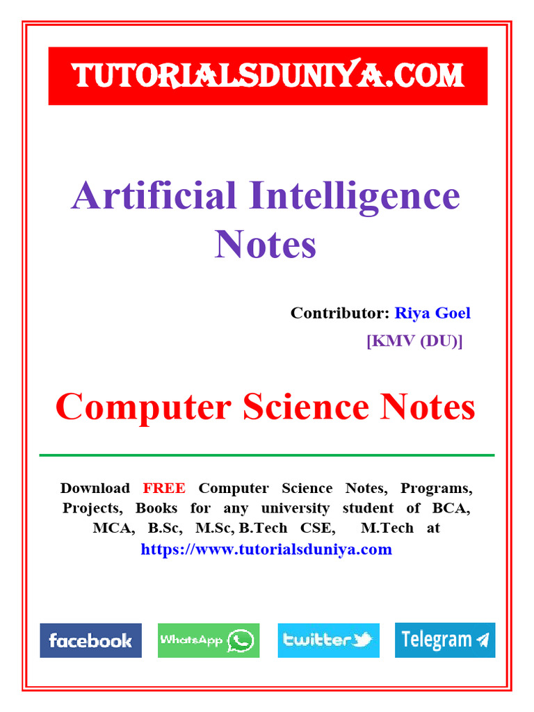 Artificial Intelligence Hand Written Notes 1731139248 | PDF | Machine ...