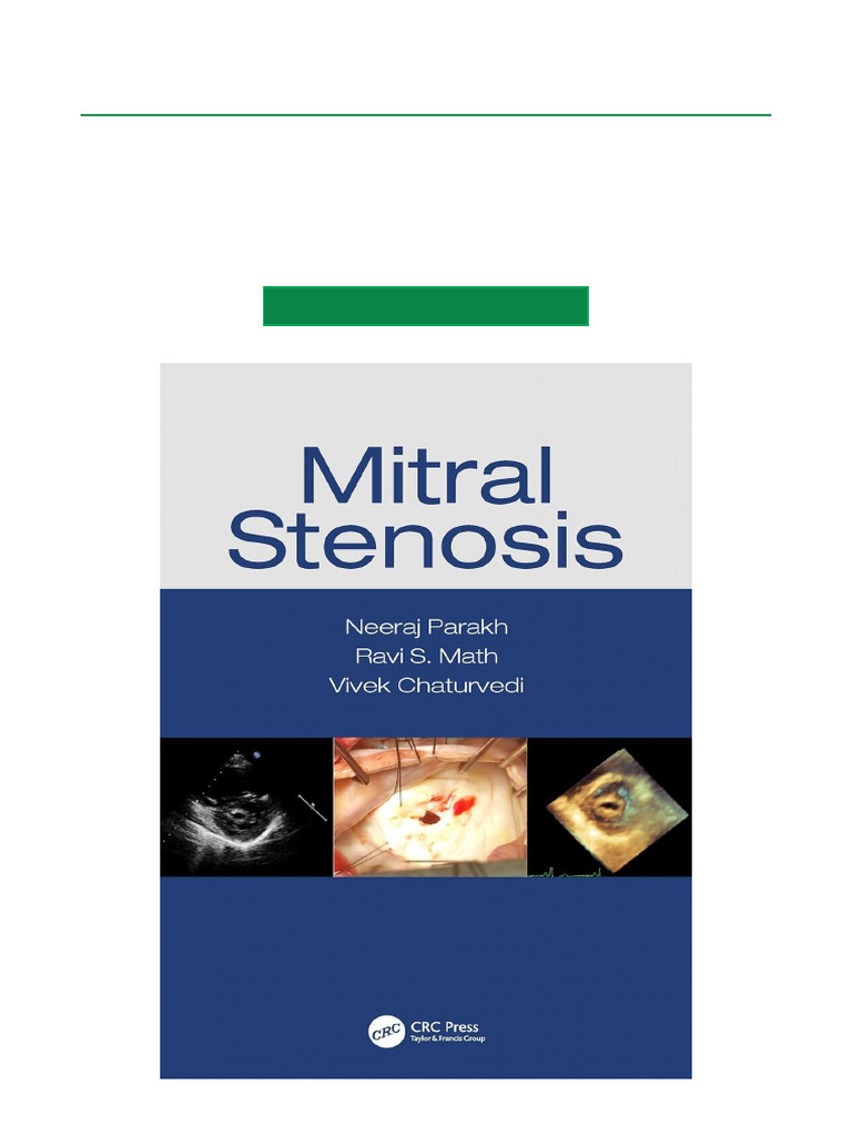 Mitral Stenosis Overview by Neeraj Parakh | PDF | Atrium (Heart) | Heart