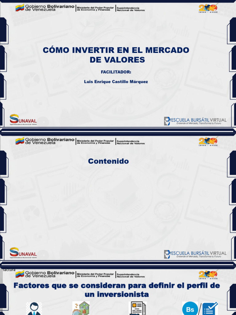 Material - CÓMO INVERTIR EN EL MERCADO DE VALORES | PDF | Inversiones ...