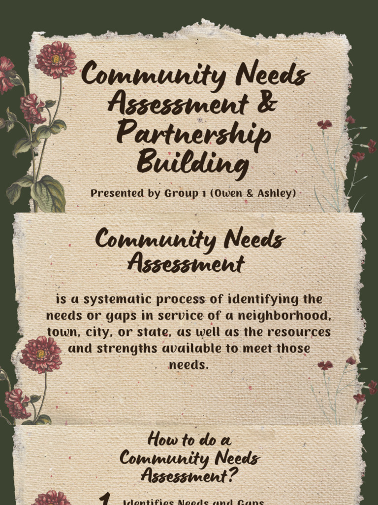 Community Needs Assessment Guide | PDF