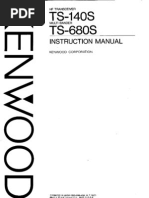 Download Kenwood TS-140S Instruction Manual by cliff52 SN85652844 doc pdf