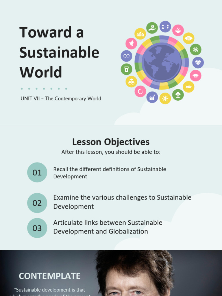 Sustainable Development Challenges | PDF | Millennium Development Goals ...