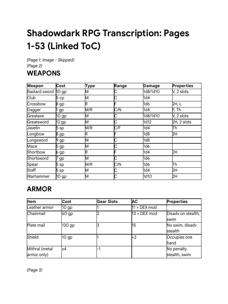 Shadowdark RPG: Core Rules Overview | PDF | Magician (Fantasy) | Deities