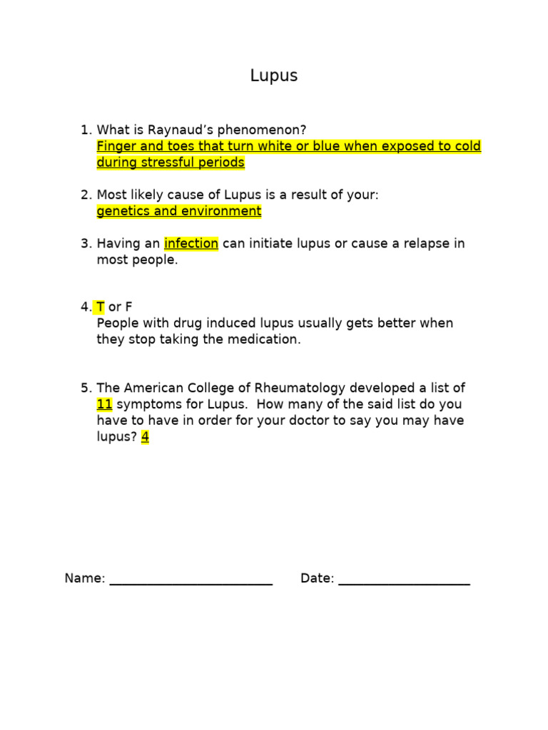 lupus-test-answers-pdf