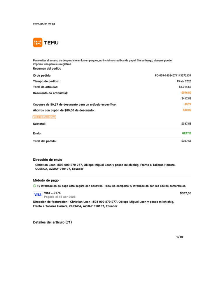 Print For TEMU | PDF
