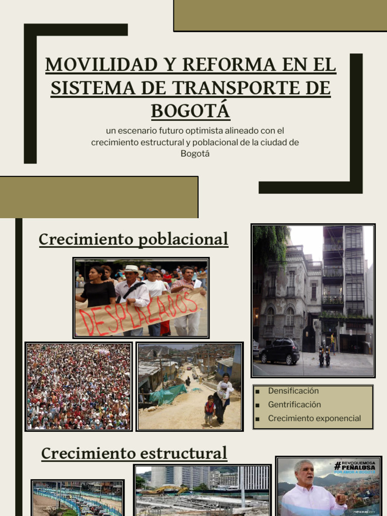 Movilidad y Reforma en El Sistema de Transporte | PDF