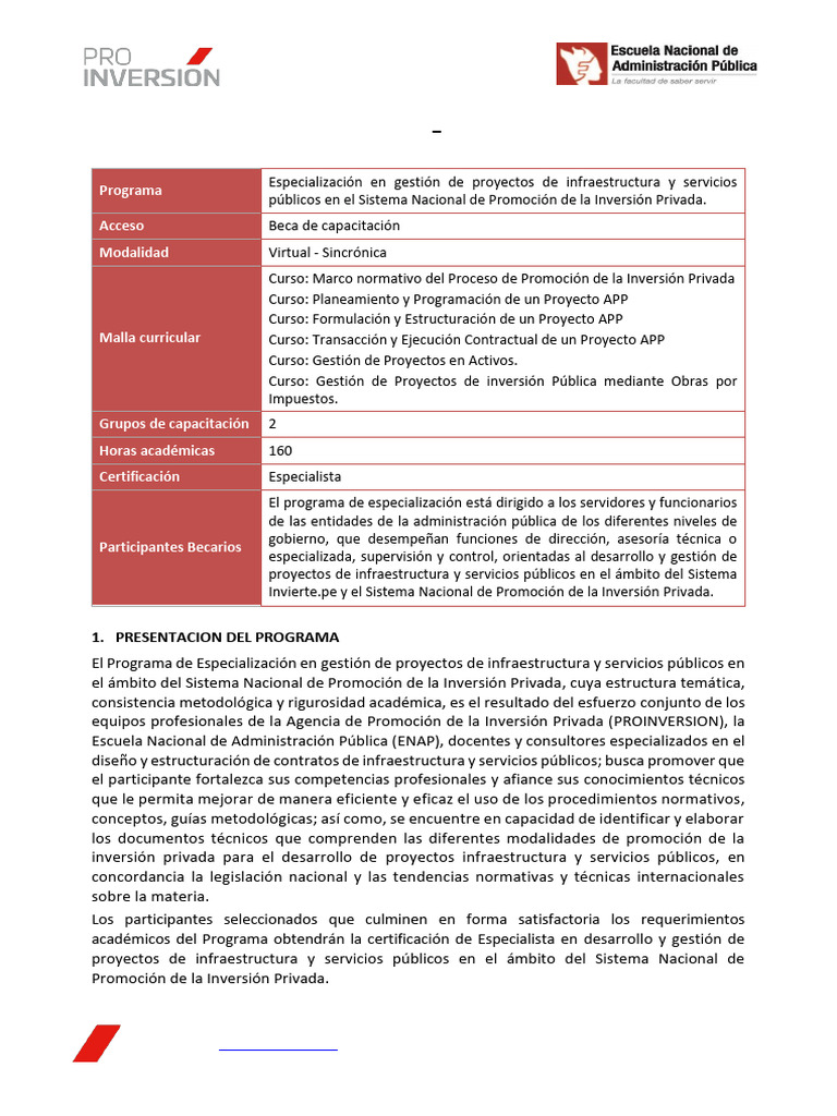SDFC PFC - Pro Enap25 Presentacion Ac1 Pe Ppip | PDF | Asociación ...