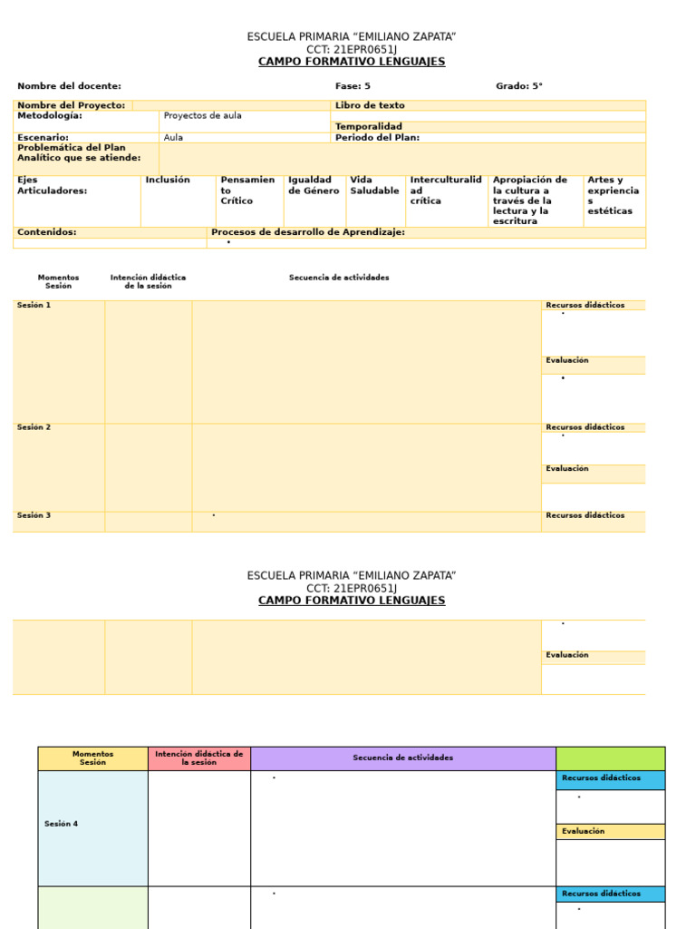 Formato de Planeación | PDF | Modificación de comportamiento | Cognición