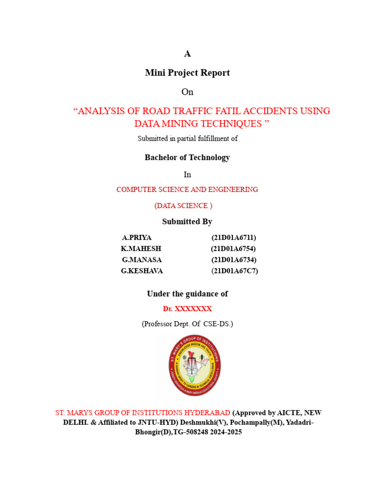 Data Mining for Traffic Accident Analysis | PDF