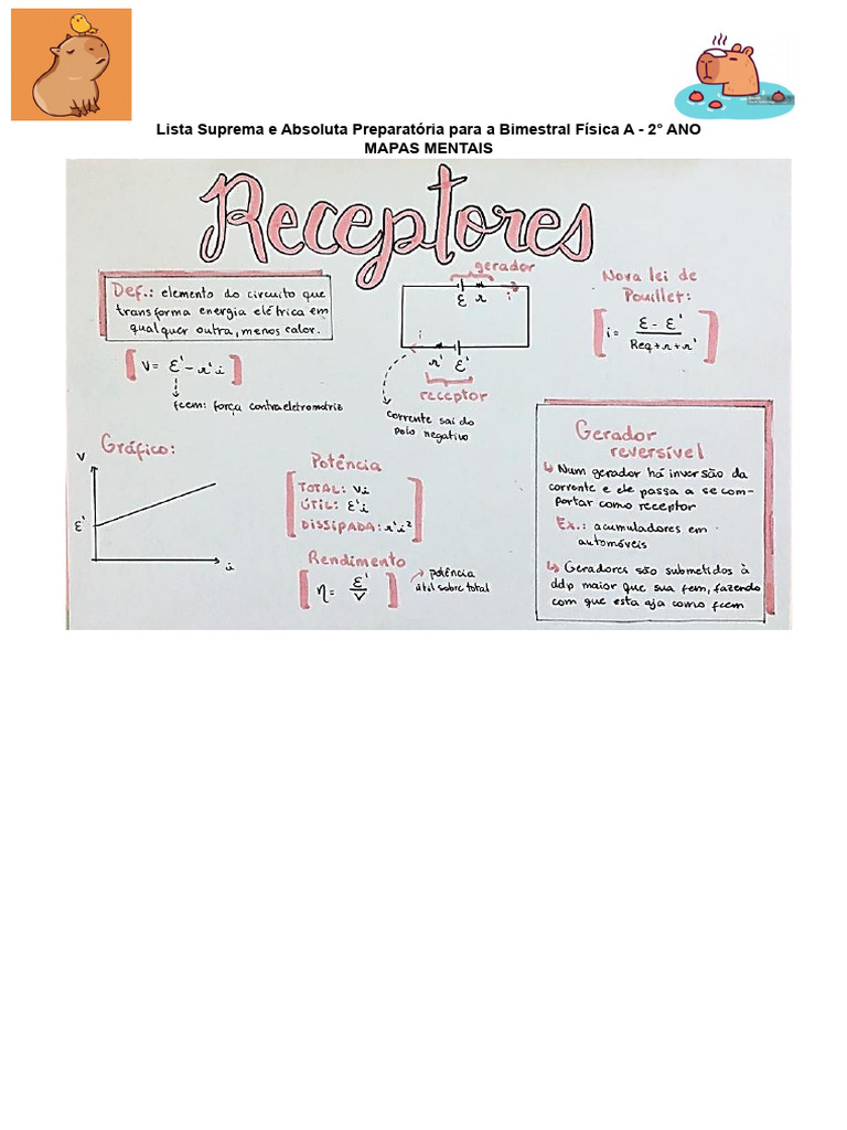 Lista de Exercícios de Física A - 2° Ano | PDF | Capacitor | Capacidade ...