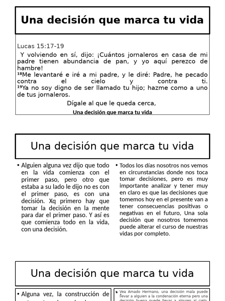 Decisiones que Transforman Vidas | PDF | Paraíso | Cristo (título)