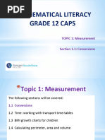 Inflation Concepts for Grade 11-12 Maths Lit | PDF | Inflation | Prices