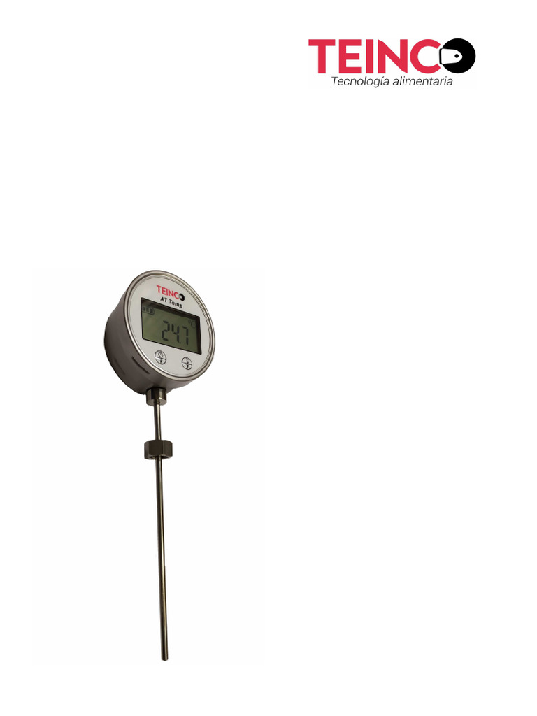 Termómetro Digital AT Temp Industrial | PDF | Termodinámica ...