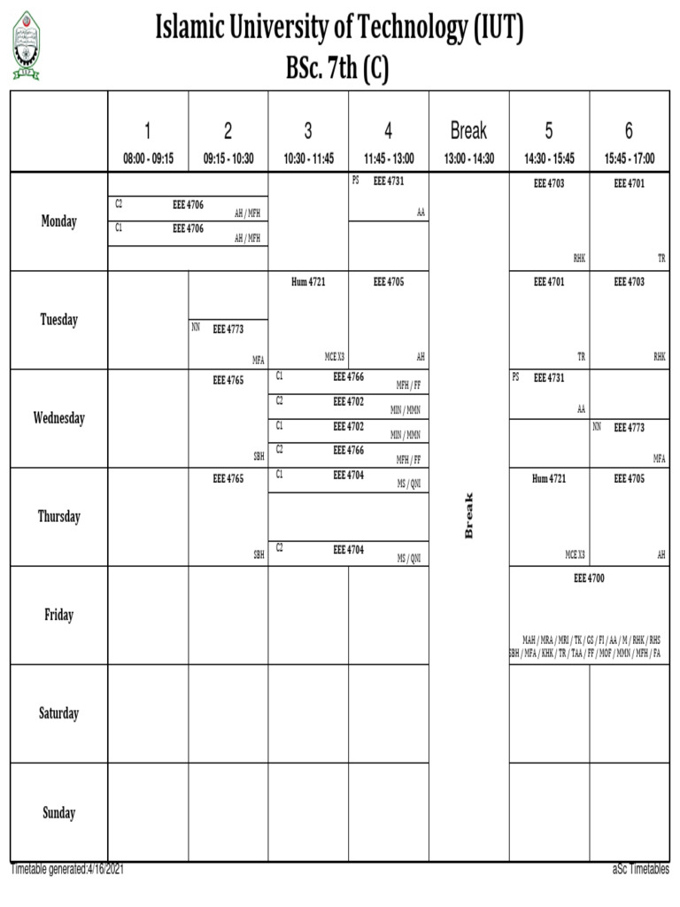 Bsc. 7Th (C) : 1 2 3 4 Break 5 6 | PDF