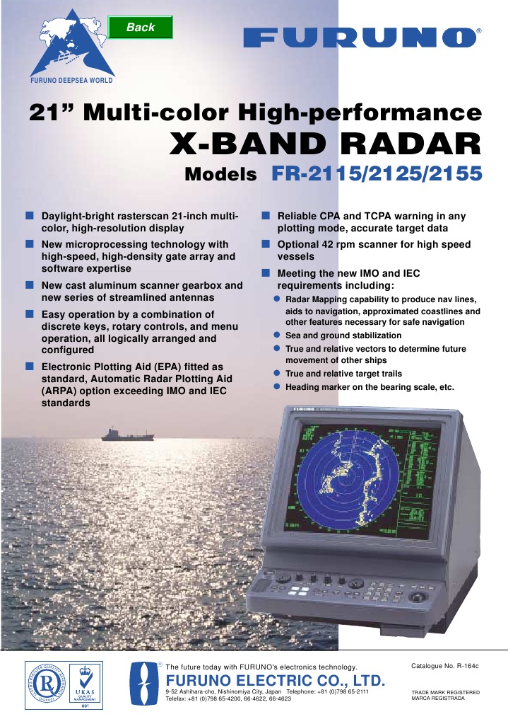 High-Performance X-Band Radar: Introducing the FR-2115/2125/2155 Series ...