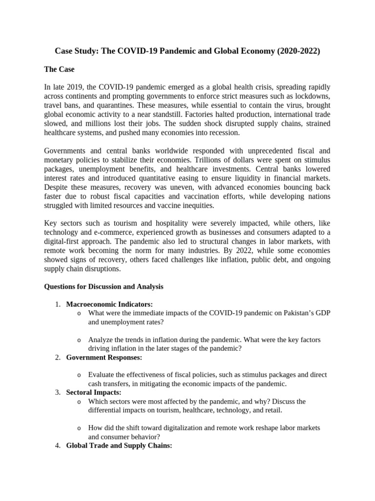 COVID-19's Economic Impact Analysis | PDF | Inflation | Fiscal Policy