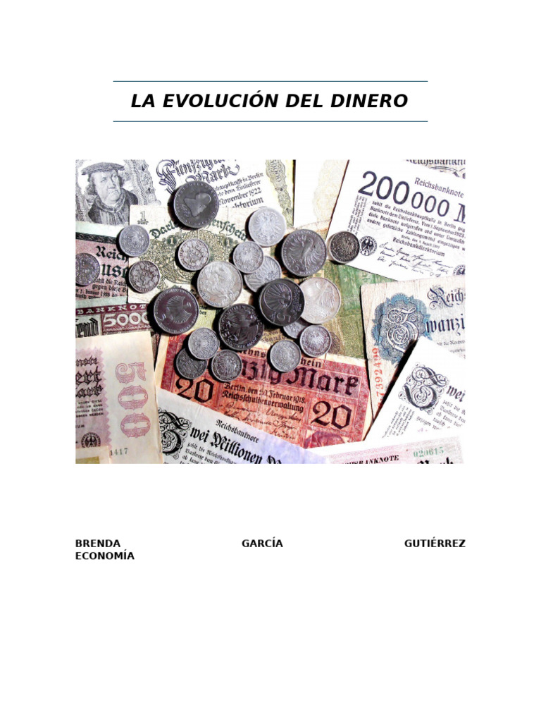 Evolución del Dinero a lo Largo del Tiempo | PDF | Dinero | Bancos