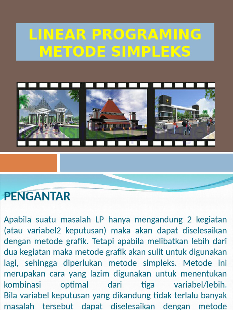 Metode SIMPLEKS | PDF