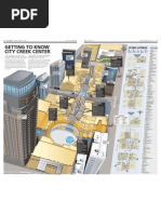 Map of City Creek Center Mall in Salt Lake City