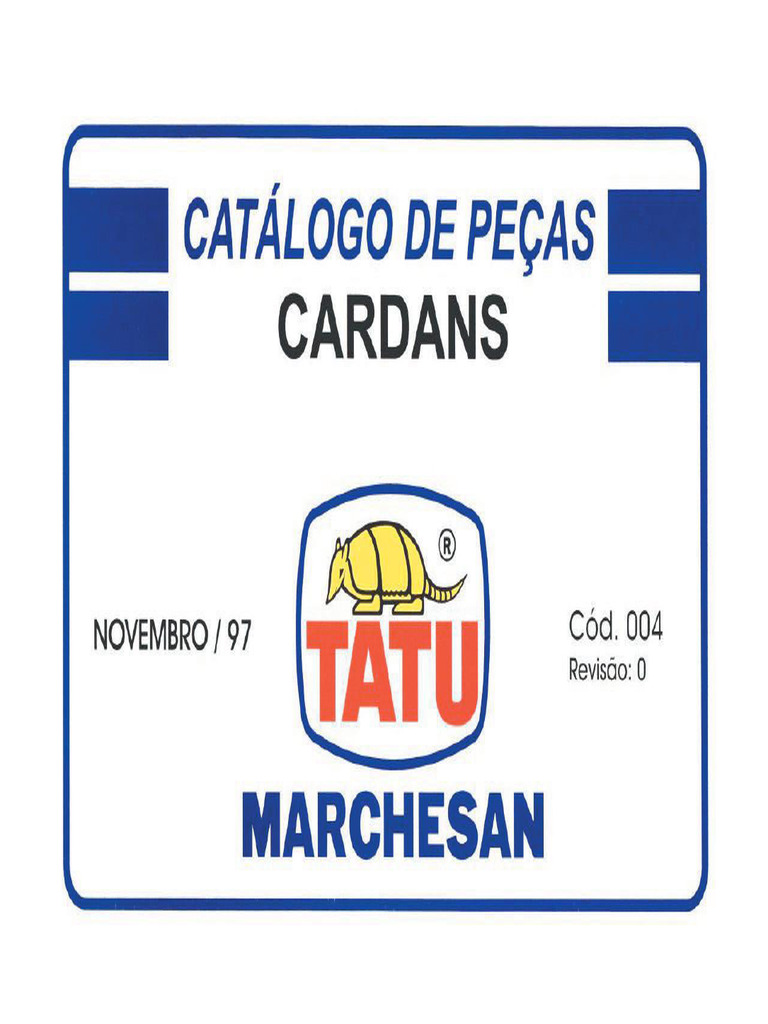 Medidas de Cardans e Codigos Aemco | PDF