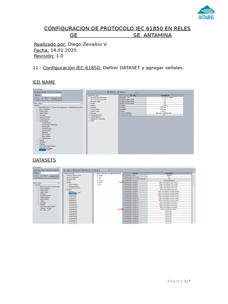 Configuración IEC 61850 en Rele GE | PDF