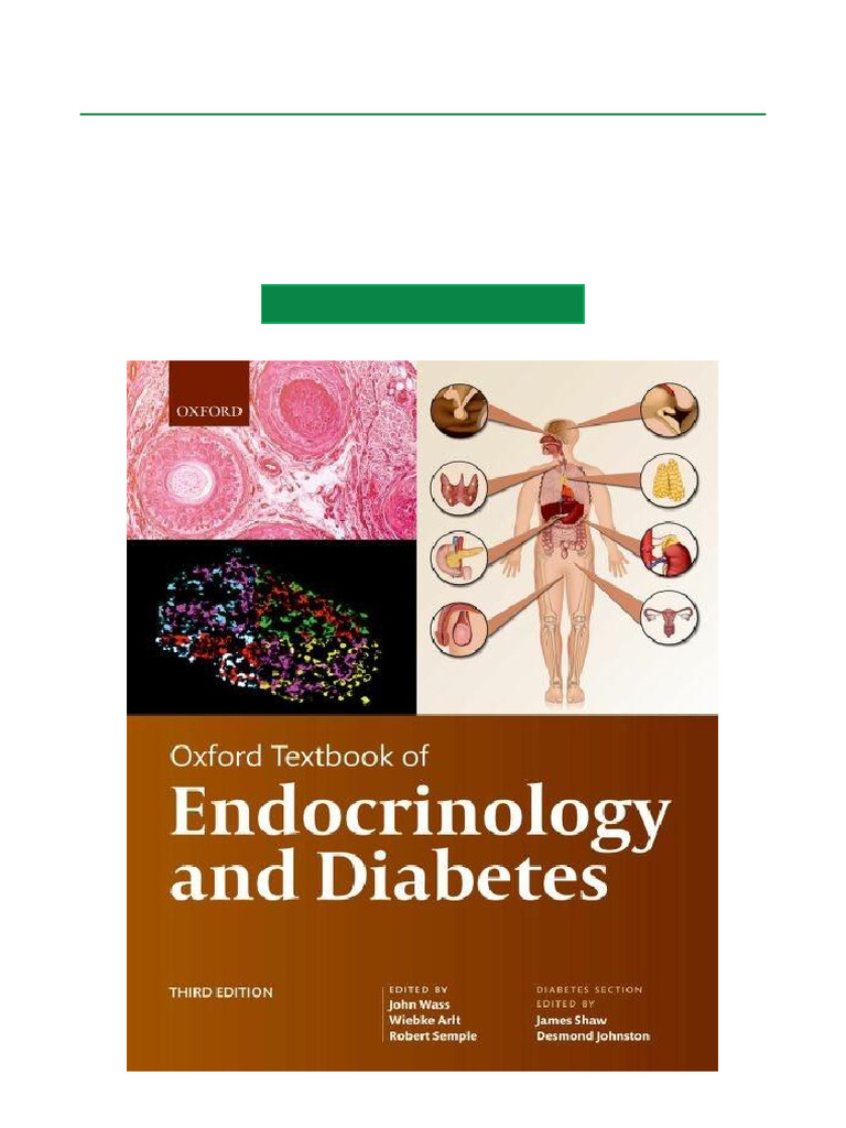 Oxford Textbook of Endocrinology and Diabetes, 3rd Edition