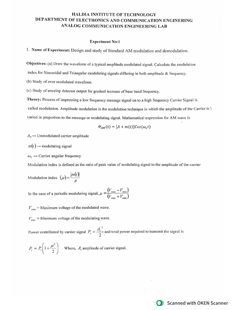 Experiment 1 3 | PDF